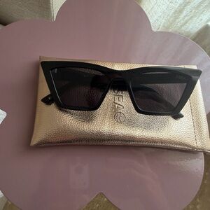 I-SEA Rosey Polarized Black Sunglasses